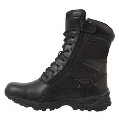Forced Entry Deployment 8" Side Zip Black Boot