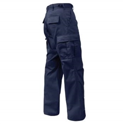 Midnite Blue Twill Zipper-Fly BDU Pants