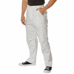 Off White Twill BDU Pants