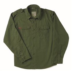 Olive Drab Vintage Fatigue Top