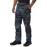 Midnight Blue Camo Twill BDU Pants