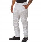 White Camo Twill BDU Pants