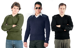 Acrylic V-Neck Sweater