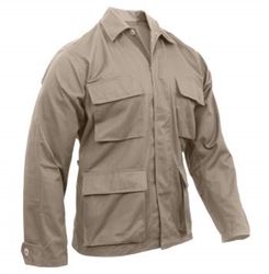 Khaki Twill BDU Top