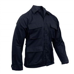 Midnight Navy Twill BDU Top