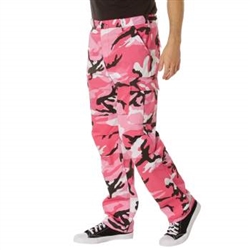 Pink Camo Twill BDU Pants