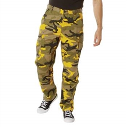 Yellow Camo Twill BDU Pants