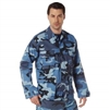 Sky Blue Camo Twill BDU Top